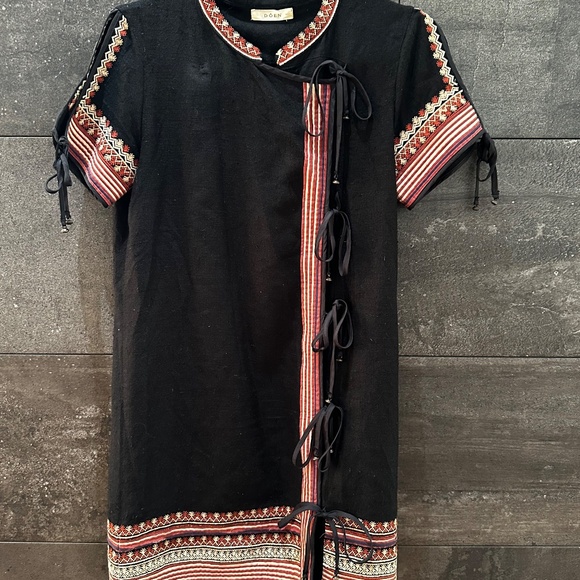 Doen La Paz Embroidered Mini Dress Size S cotton normal wear good condition bust - Picture 4 of 10